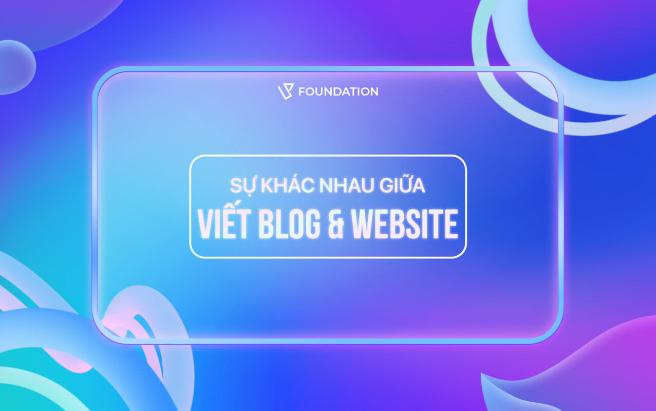 sự khác nhau giữa blog và website